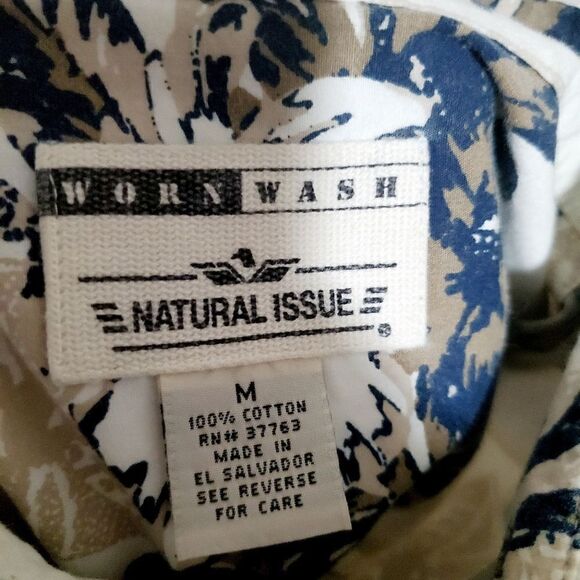 Natural Issue Tropical/Hawaiian Men's Shirt Size M - Picture 6 of 6
